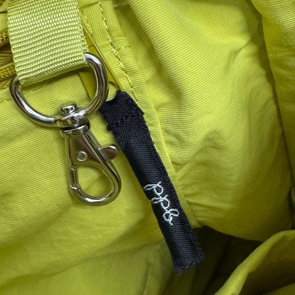 Petunia Pickle Bottom Boxy Backpack Diaper Bag Yellow Quilted - Picture 12 of 13